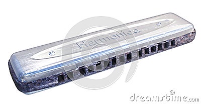 Harmonica Stock Photo